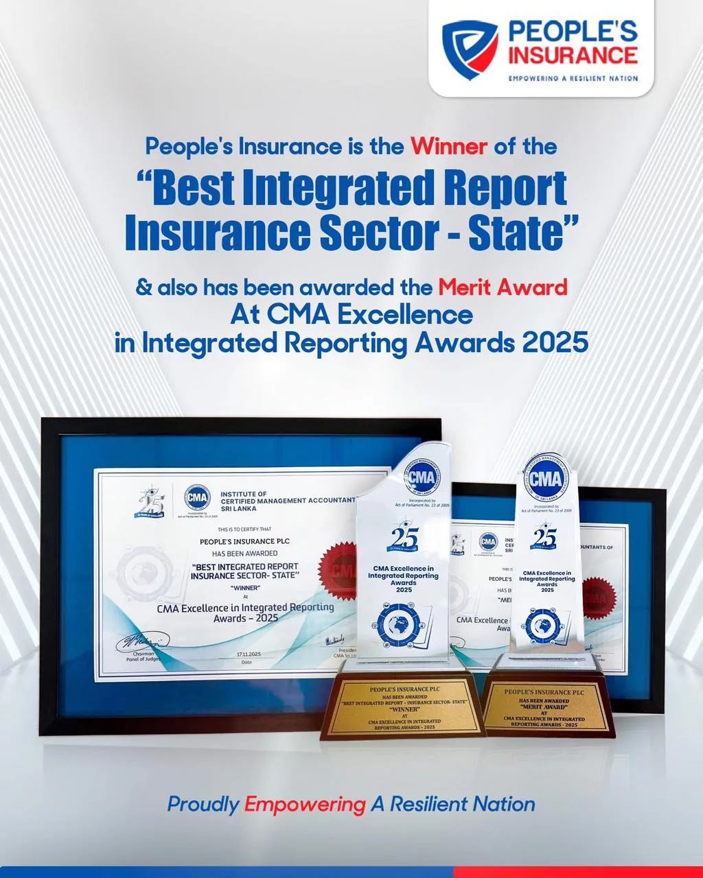 Home 47 Peoples Insurance best integrated report insurance sector - state